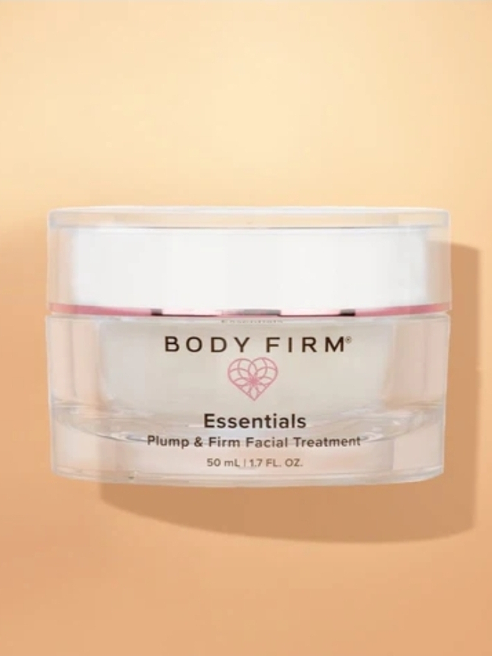 Body Firm Essentials Plump & Firm Facial Treatment — White/Pink